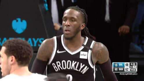 《NBA全场回放》【原声回放】魔术vs篮网第3节 双方射手连珠炮摄轰炸篮筐不留余地