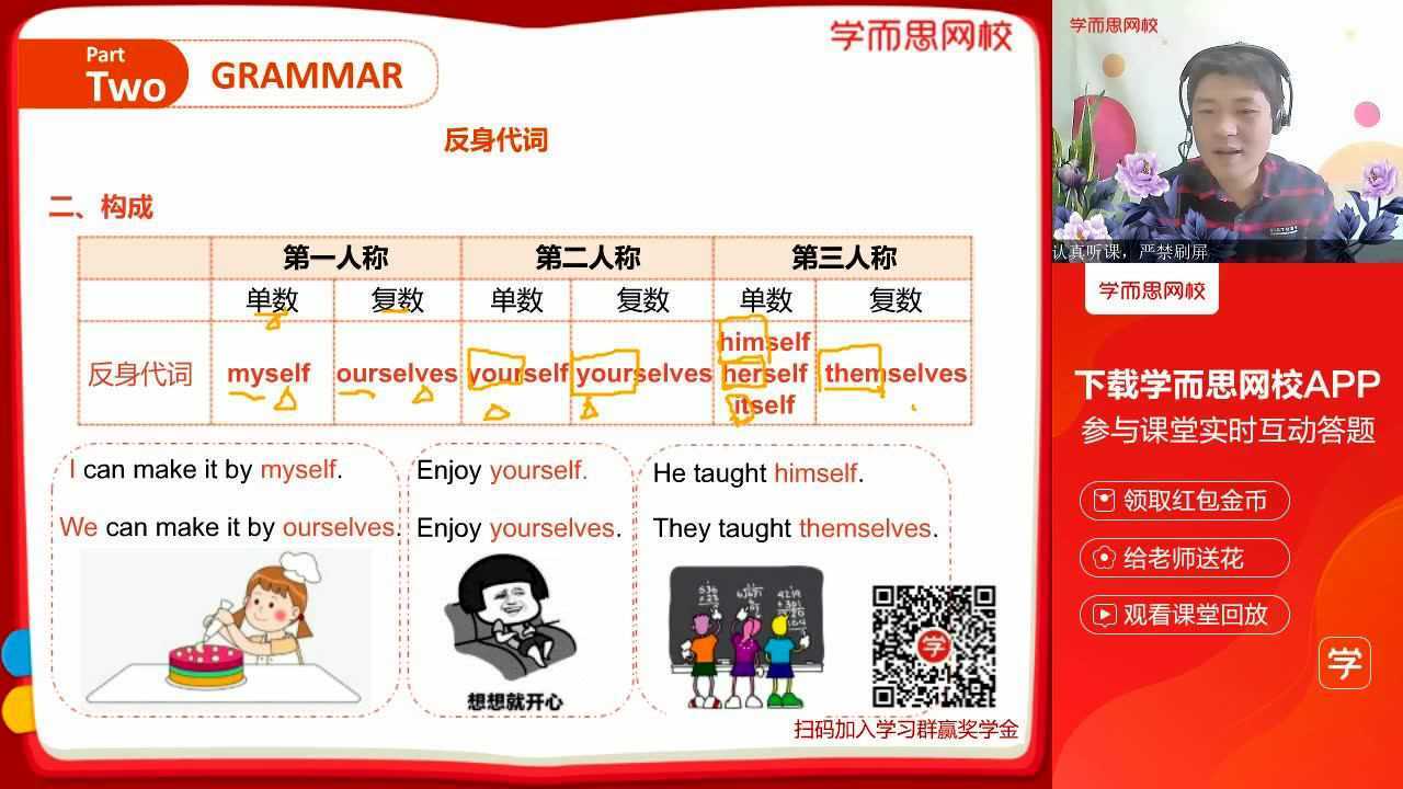 0305初一英语同步课沪教版《词汇+反身代词》_高清1080P在线观看平台_腾讯视频