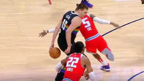 《NBA全场集锦》奔跑的五花肉！约基奇中锋背运复制姚明生涯经典动作