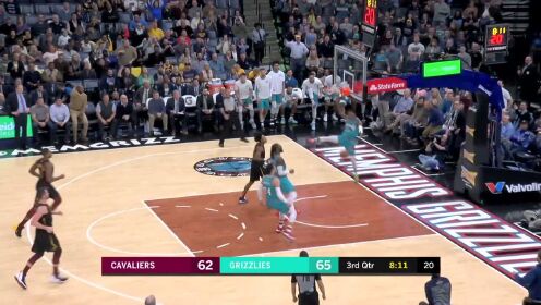 《NBA全场集锦》【原声】骑士109-113灰熊 莫兰特16+5+8平筐空接率队险胜