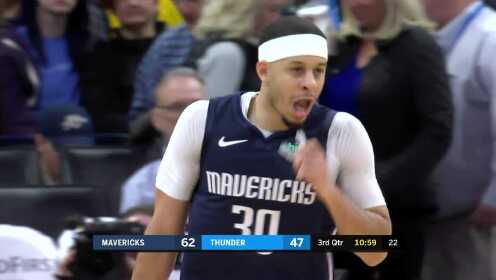《NBA全场回放》【原声回放】独行侠vs雷霆第3节 诺埃尔旱地拔葱大帽史密斯