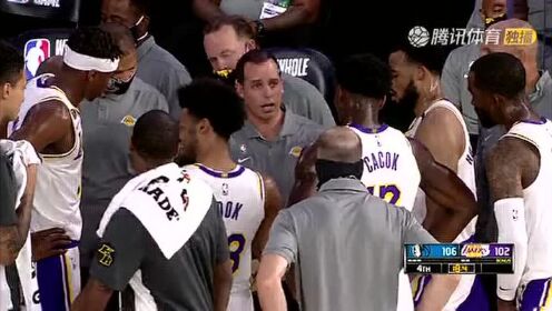 《NBA全场回放》NBA热身赛：独行侠vs湖人原声回放 第4节