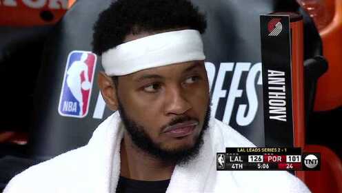 《NBA全场回放》【原声回放】湖人vs开拓者第4节 湖人大胜开拓者拿下赛点