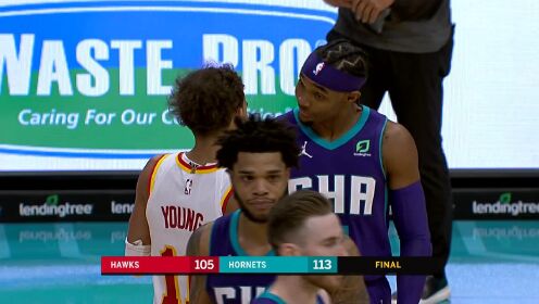 《NBA全场集锦》【纯享】老鹰vs黄蜂精华回放 三球成历史最年轻三双球员率队击败老鹰