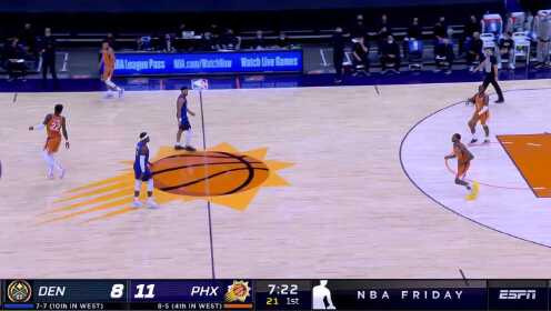 《NBA全场集锦》穆雷暴起单臂滑翔劈扣 落地还模仿一下绿巨人