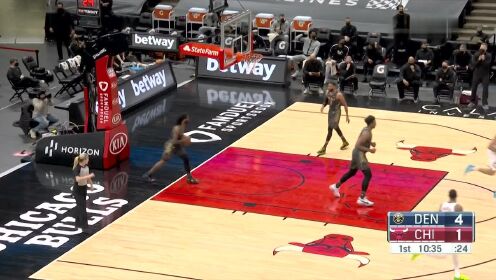 《NBA全场集锦》化身助攻小达人 约老师心明眼亮疾传助攻穆雷折叠上篮