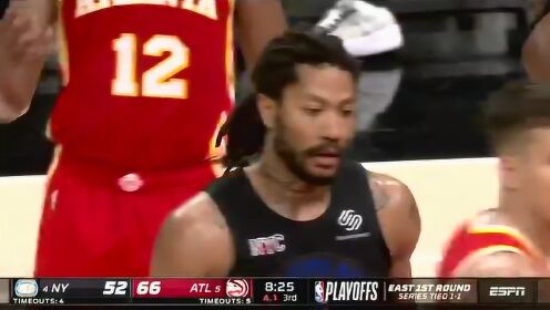 《NBA全场集锦》尼克斯vs老鹰第3节 中文解说回放