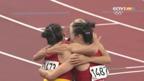 东京奥运田径女子4×100米接力决赛中，中国队跑出了赛季最好成绩，获得第六名，祝贺！