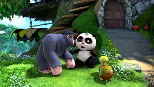 熊猫和奇异鸟动画片图片