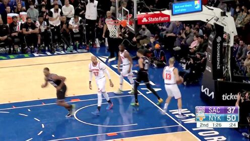 《NBA全场集锦》都是微操都是细节 哈里伯顿快马加鞭躲开追防 