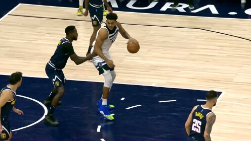 《NBA全场集锦》打出了顶级中锋的统治力 唐斯背身强吃贾麦考格林打成2+1