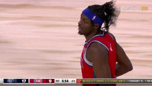 《NBA全场集锦》莫兰特顶开防守左手抛进 格兰特空切暴扣予以还击