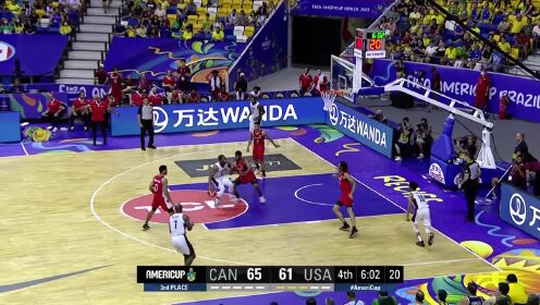 《FIBA》较上劲了！奇塔姆风驰电掣滑翔暴扣燃炸全场