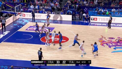《FIBA》有困难找他即可！冯泰基奥强投三分轰炸篮筐