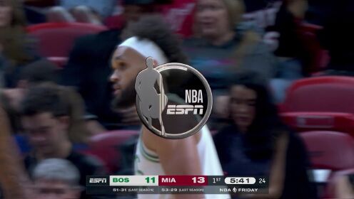 《迈阿密热火》NBA常规赛：凯尔特人vs热火第1节中文解说回放