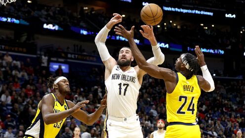 《NBA全场集锦》【球星】瓦兰丘纳斯vs步行者集锦 全场20+12内线进攻无人可挡