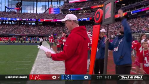 NFL赛事_22/23赛季NFL职业碗明星对抗赛_强行推进查布交递毫不犹豫的持球推进撞进人堆被拔旗_高清1080P在线观看平台_腾讯视频