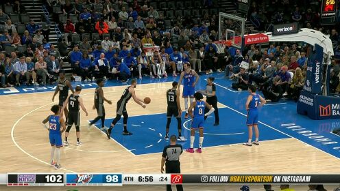 《俄克拉荷马雷霆》 【回放】NBA常规赛：国王vs雷霆第4节中文解说回放