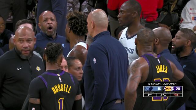 浓眉阿尔达马冲突！ 皓篮球：勇士刚来完湖人也来一场呗，但是湖人没格林全是老实人