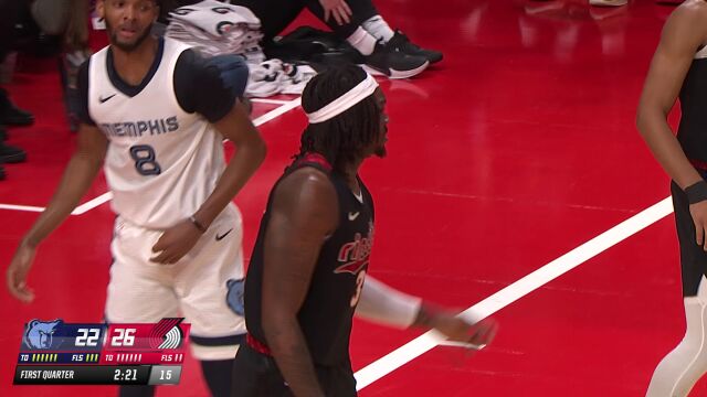 灰熊113-115开拓者 夏普关键大帽拖进加时灰熊至今难求一胜