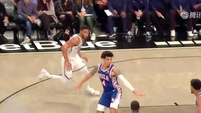NBA：西蒙斯潇洒背传 丁威迪飙中干拔三分