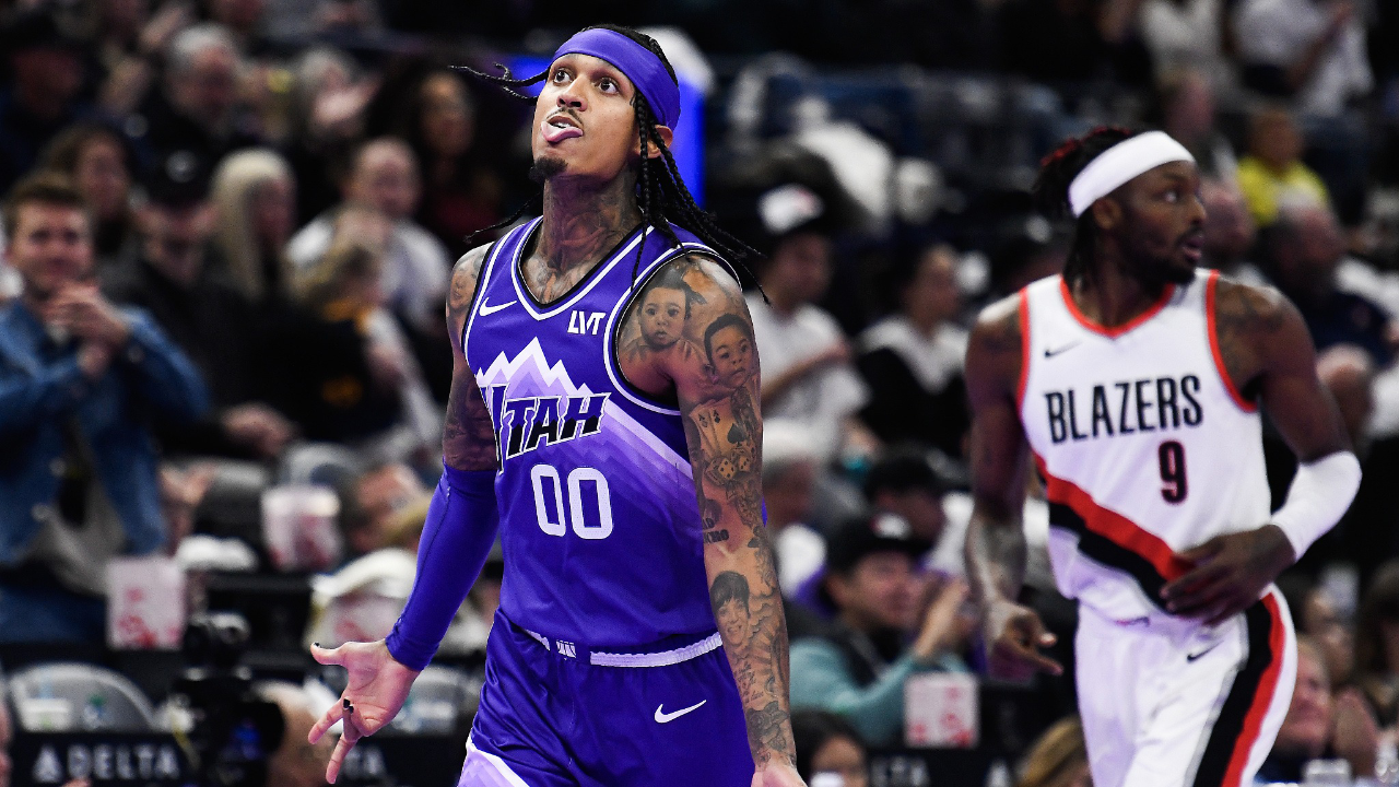 【集锦】开拓者99-115爵士 克拉克森30分爵士六人上双轻取开拓者