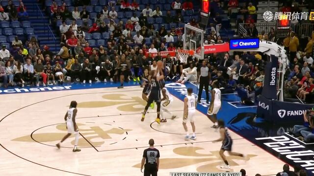 NBA：胖虎回归！锡安跟进暴扣完成2+1