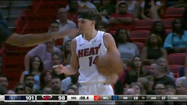 NBA季前赛：灰熊vs热火英文原声全场回放