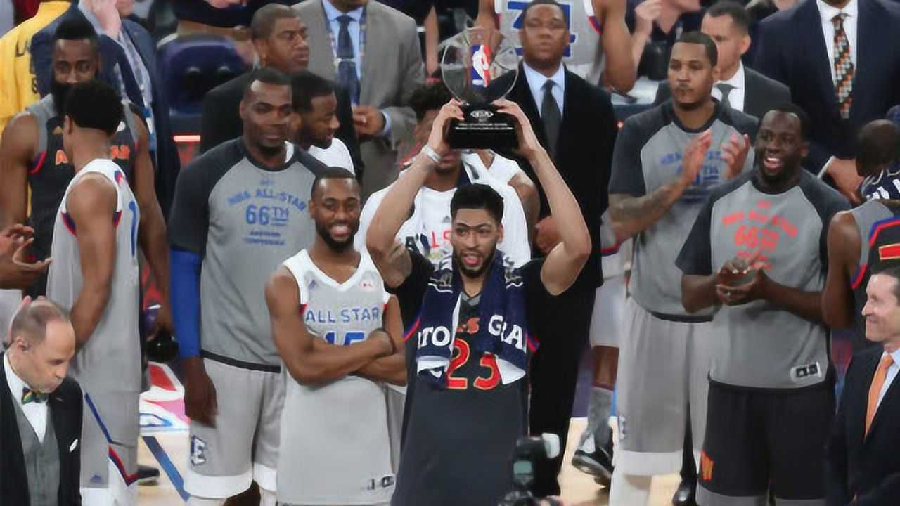 2017nba全明星赛西部192高分获胜浓眉哥摘得mvp