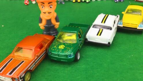 光头强玩合金皮卡汽车玩具模型