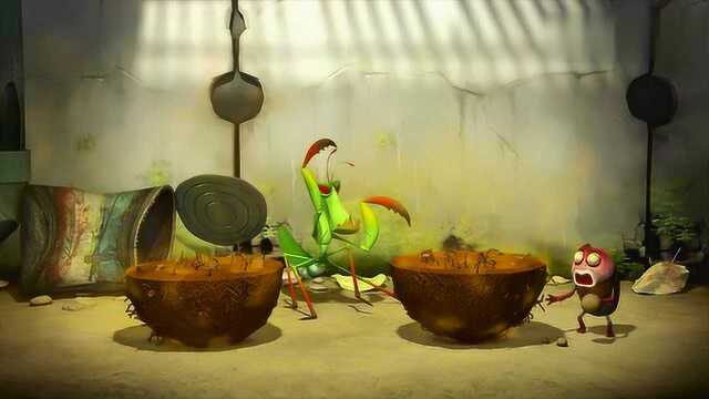 爆笑虫子:螳螂大战各昆虫 红虫还特地去学艺