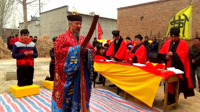 河北玄通观杨明智道长主持送老奶奶法会