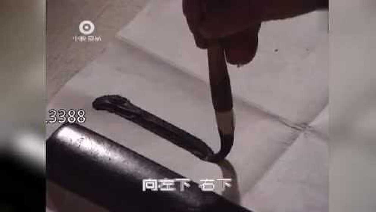 中华书法基础毛笔书法教程入门楷书视频教程_高清