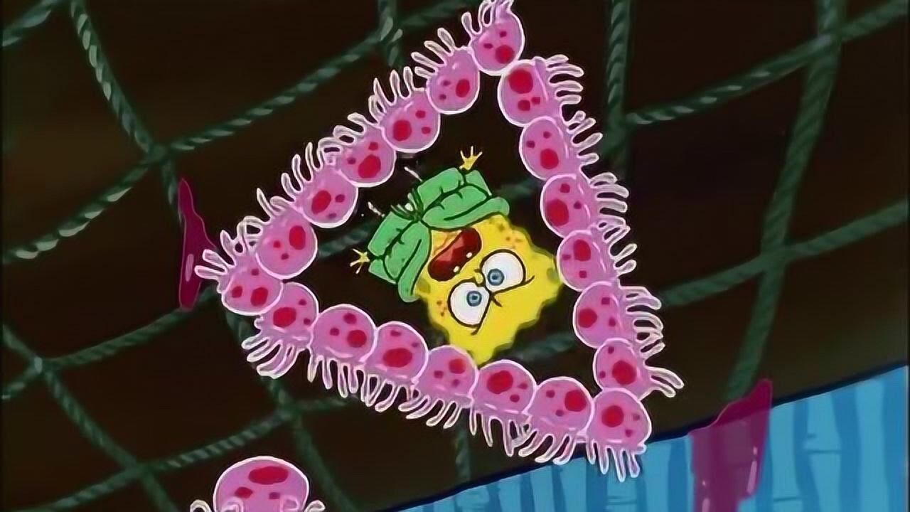 海绵宝宝成群的水母与海绵宝宝蹦迪海绵都觉得够了水母不停