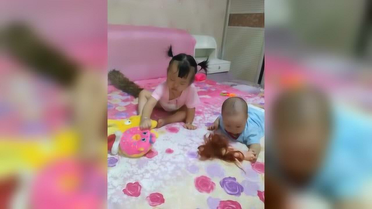 这些孩子都不听话，气的女儿打屁股_腾讯视频