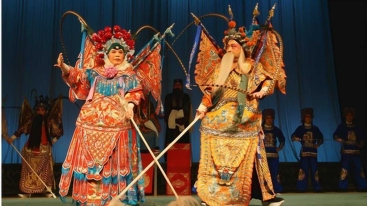 豫剧大师马金凤电影版对花枪选段一杆银枪震天下