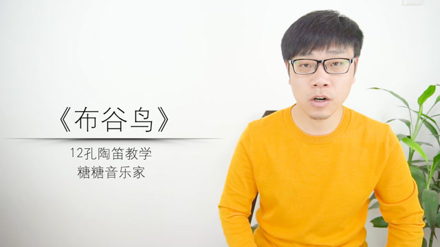 《布谷鸟》12孔陶笛教学糖糖音乐家解亚飞初学入门教程视频吉古乐器
