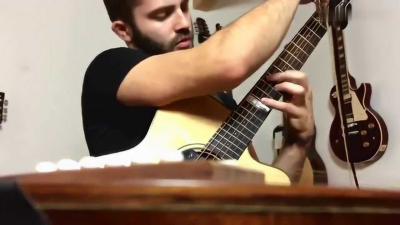 长眼界了用琴弓拉吉他竟然演奏出如此美妙的曲子