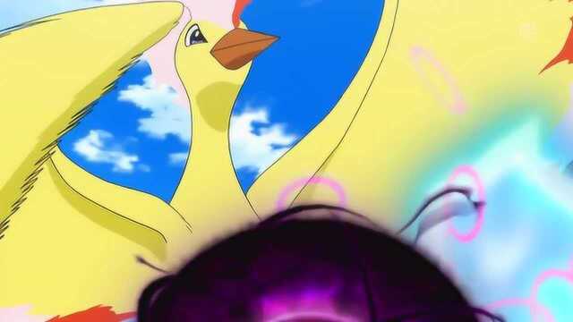 神奇宝贝,传说中的神兽火焰鸟登场_腾讯视频