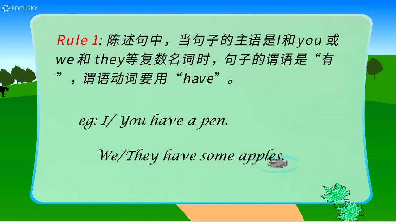 小学英语微课---have和has的用法_腾讯视频