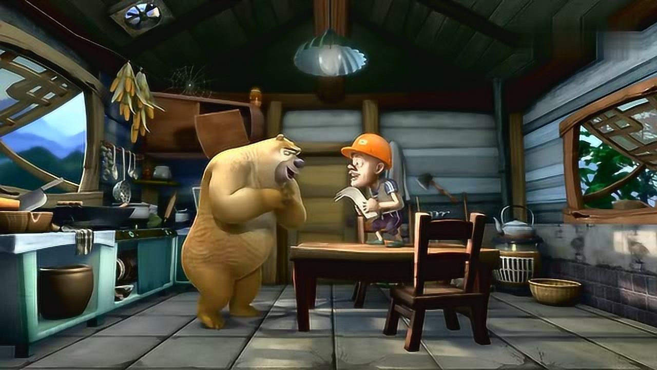 熊出没之夏日连连看光头强要砍树必须想办法支开熊二