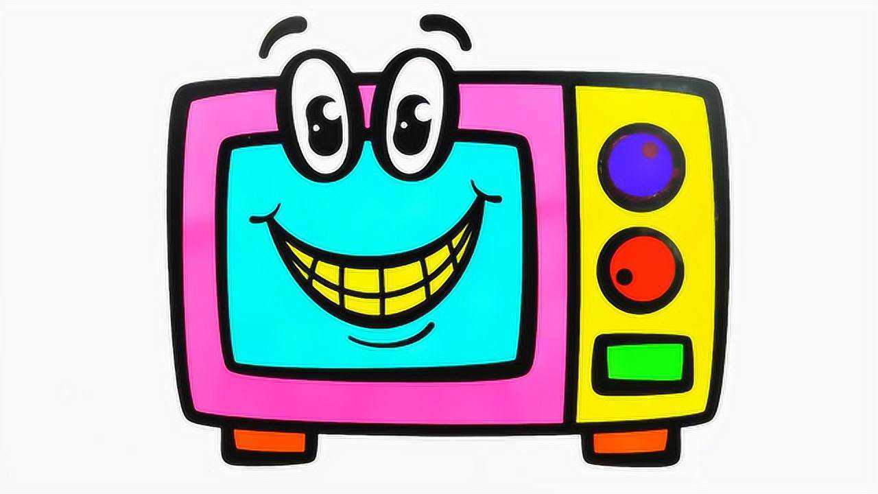 儿童简笔画动画 电视机_腾讯视频