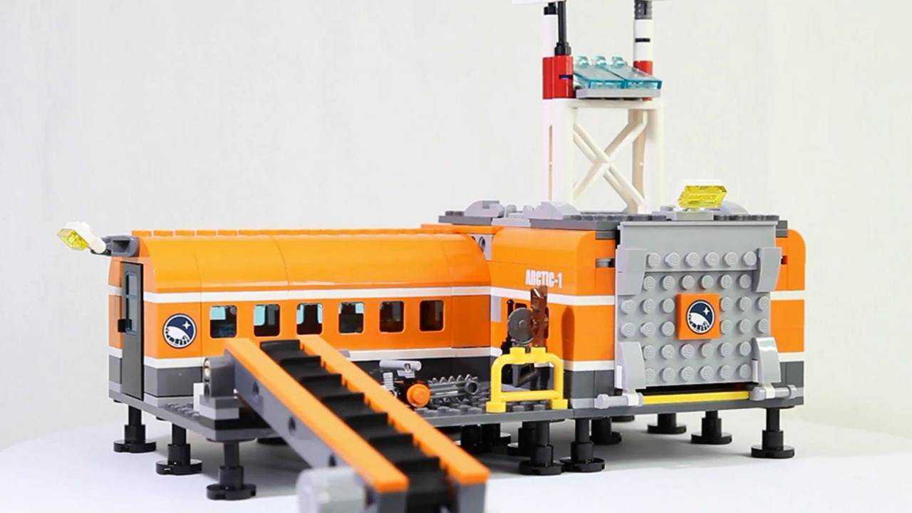 乐高积木城市系列60036极地探险大本营基地