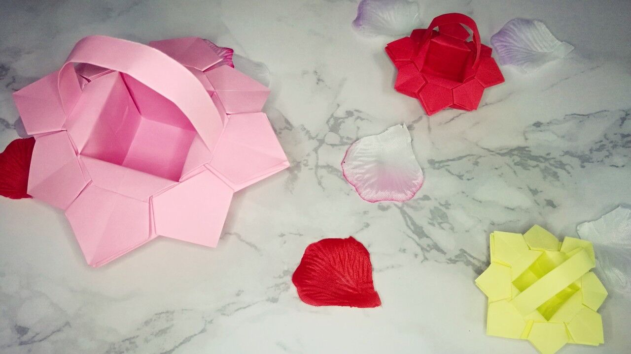 花篮折纸 腾讯网