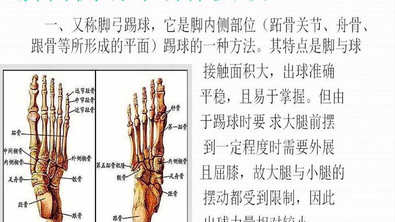 脚内侧传球示范课