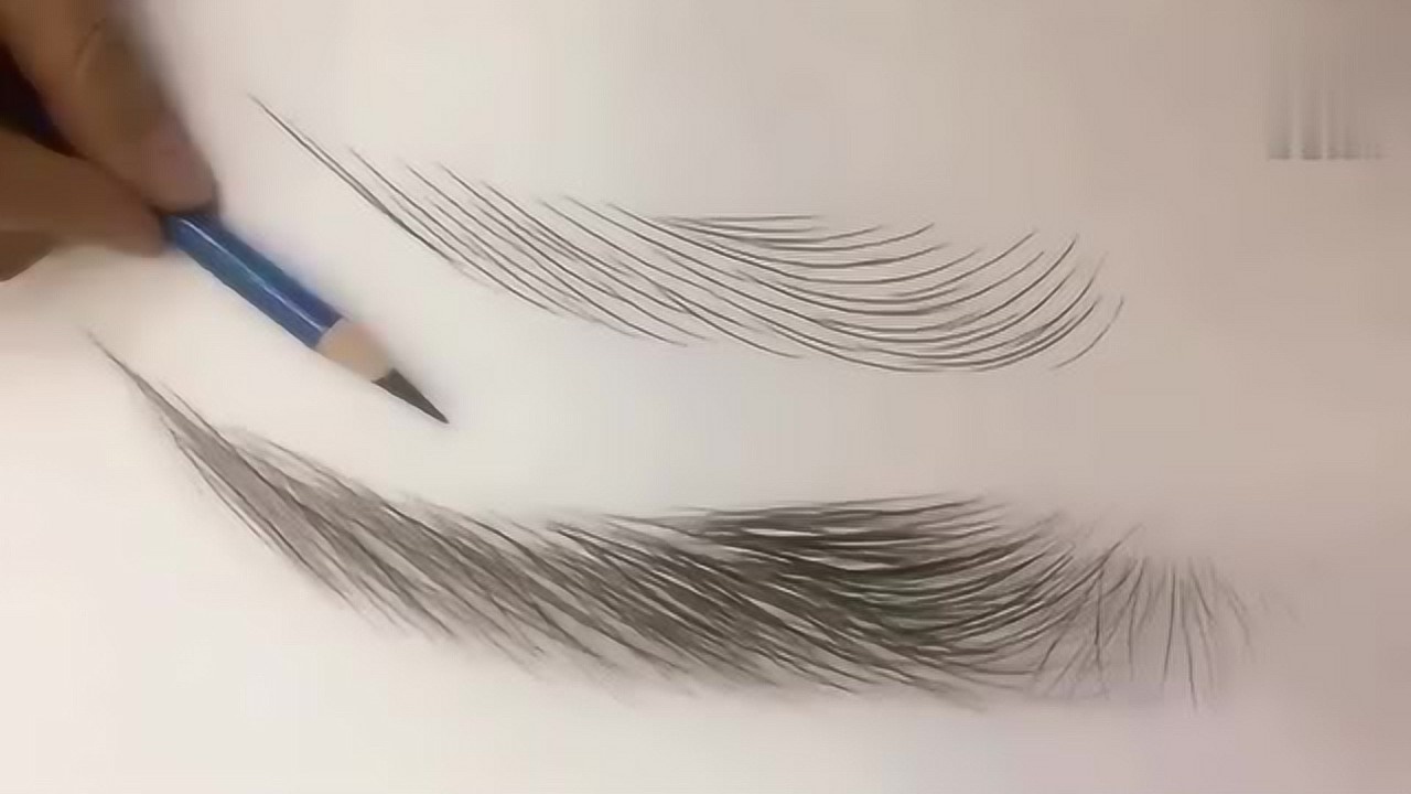 在纸上如何画出有层次的眉毛,看完你绝对会受益的不错啊