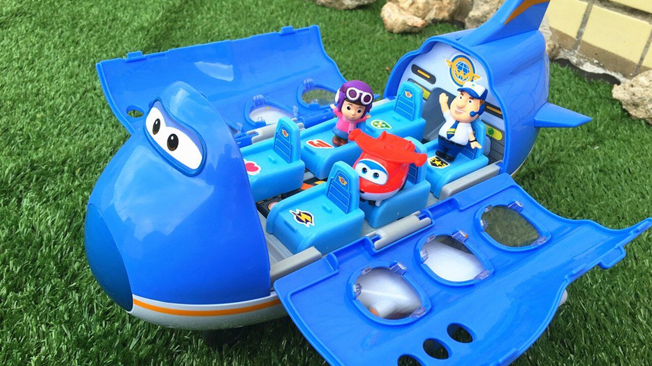 《玩具》天天趣玩 超级飞侠乐迪玩具大鹏飞机场景模拟亲子过家家_高清