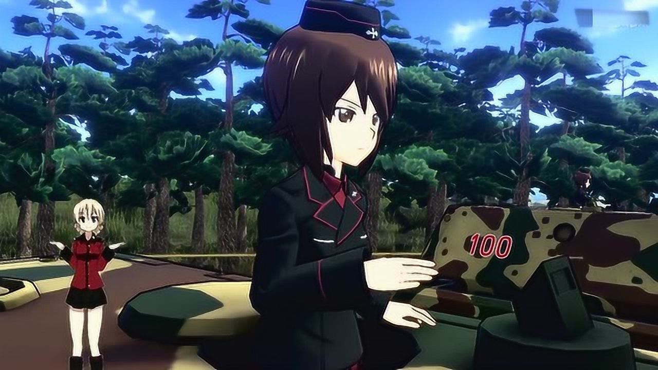 少女与战车-真穗:人家小拳拳捶你胸口 , 鼠式 vs t28 !