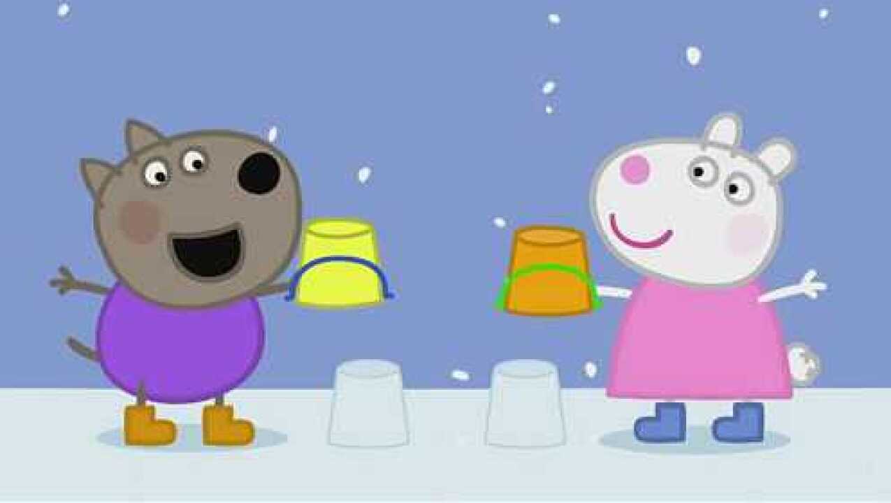 儿童卡通简笔画 小狗丹尼和小羊苏西