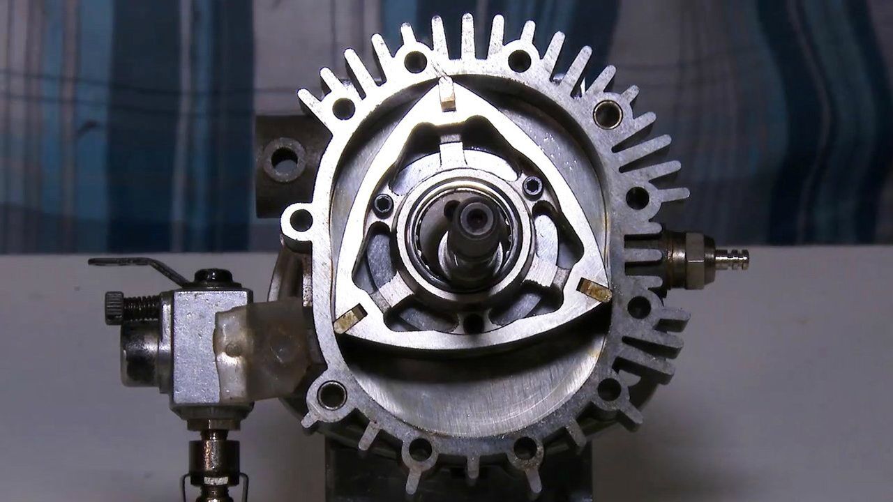 转子发动机体积小为何还这么强3d动画展示其内部结构和工作原理